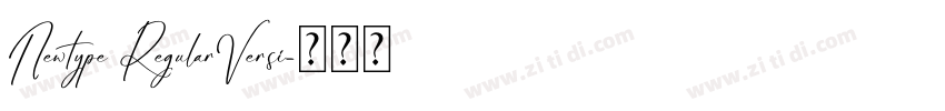 Newtype RegularVersi字体转换 Newtype RegularVersi字体转换